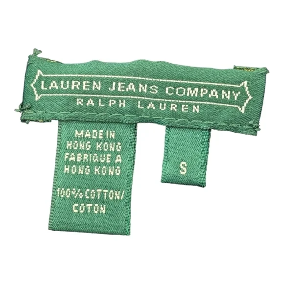 LAUREN Jeans Company nautical inspired navy hooded sweater,size small - Picture 2 of 3